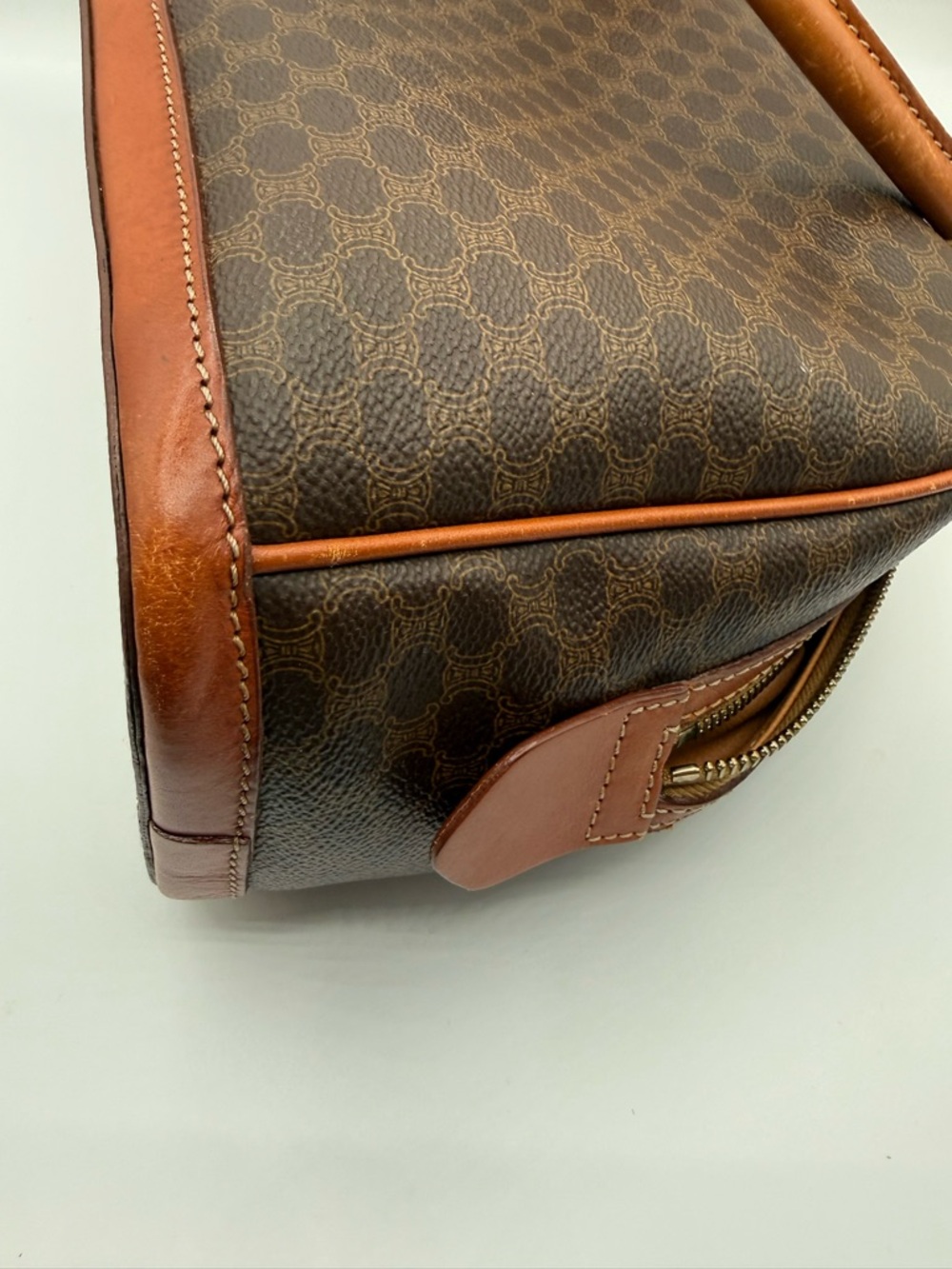 A+ condition Céline Vintage Macadam satchel bag - Picture 13 of 14
